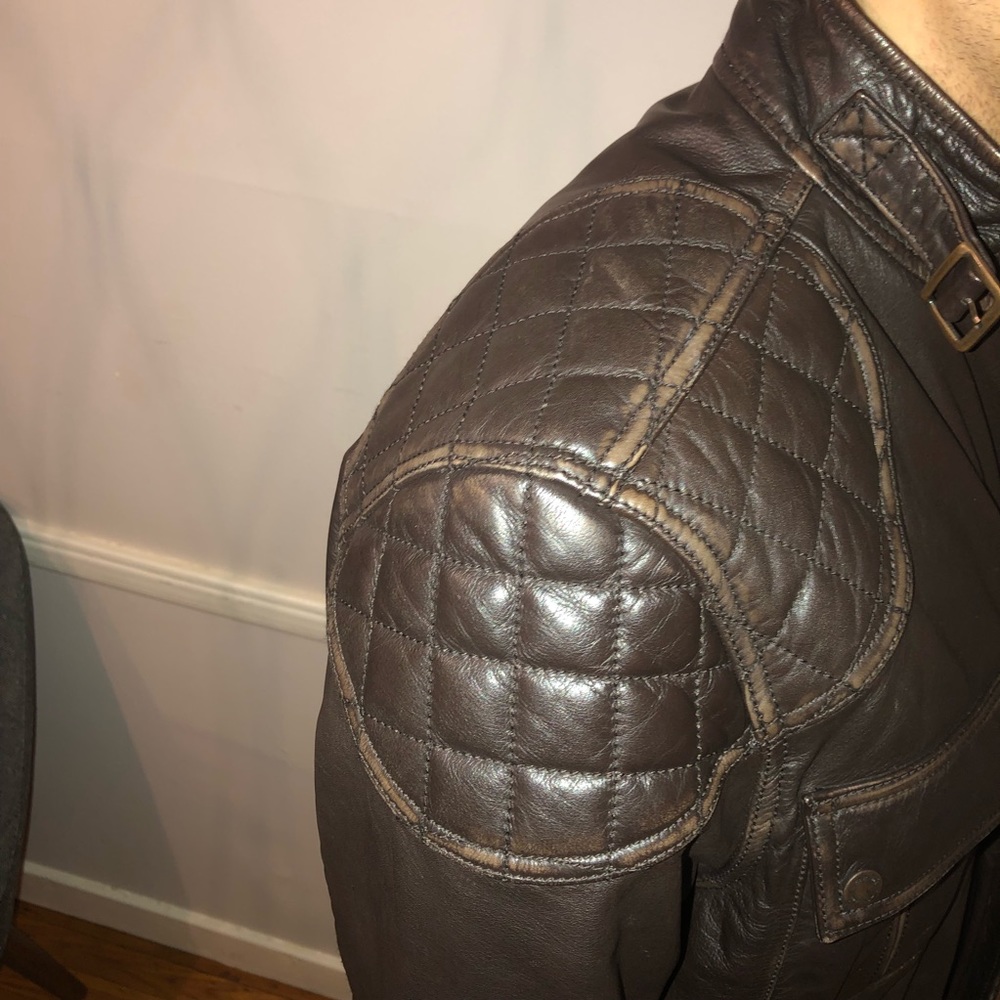 Men’s Timberland Skye Peak quilted leather jacket - Picture 5 of 5
